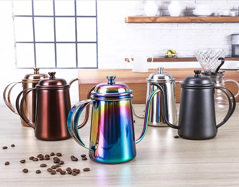 Bule de Aço Inoxidável com Bico Fino - Coleção Arco-Íris