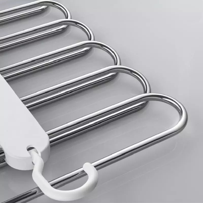 Cabide Multifuncional para Calças 6 em 1 - Organizador de Roupa