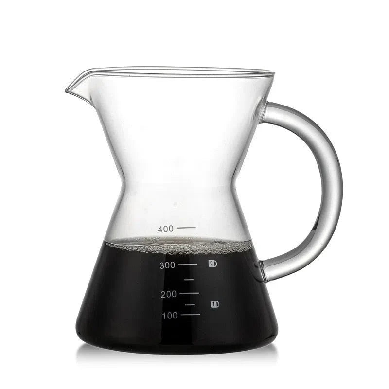 Cafeteira de Vidro Borossilicato com Filtro de Inox - Capacidade de 400ml