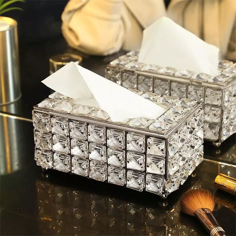 Caixa Luxuosa para Lenços Umedecidos e Lenços de Papel - Organizador Prático