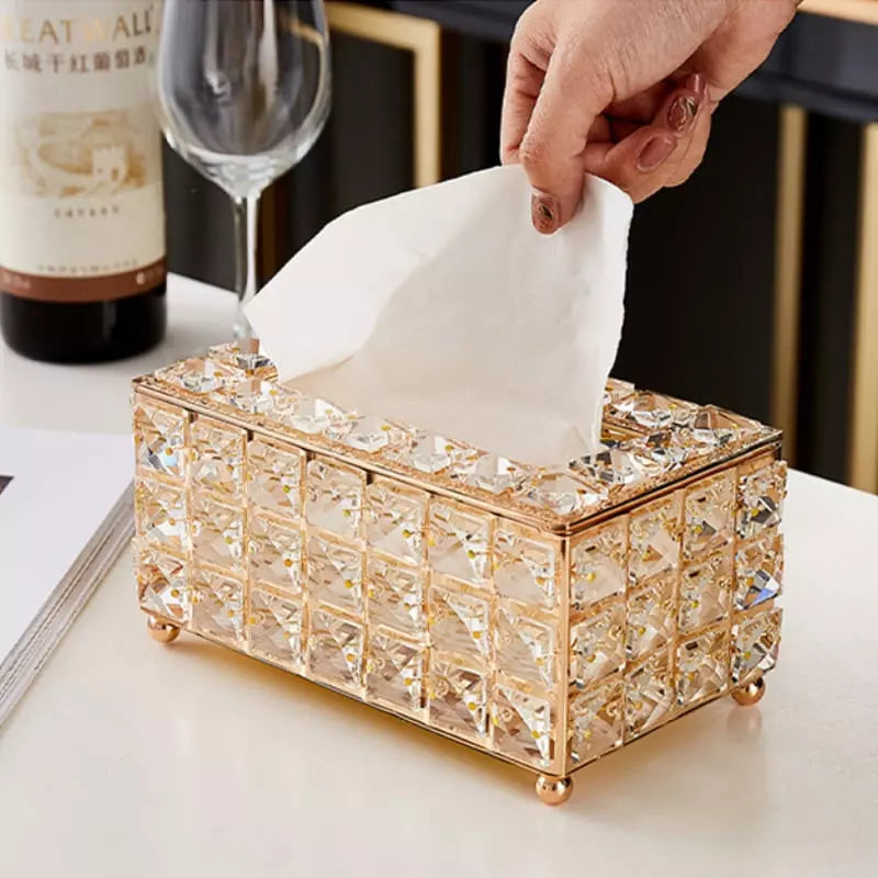 Caixa Luxuosa para Lenços Umedecidos e Lenços de Papel - Organizador Prático