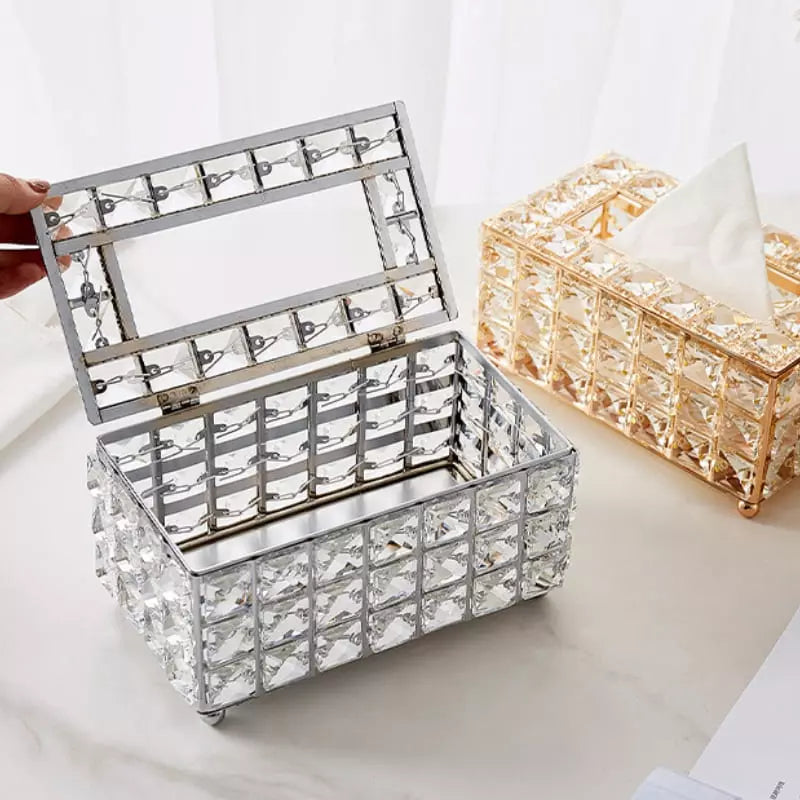 Caixa Luxuosa para Lenços Umedecidos e Lenços de Papel - Organizador Prático