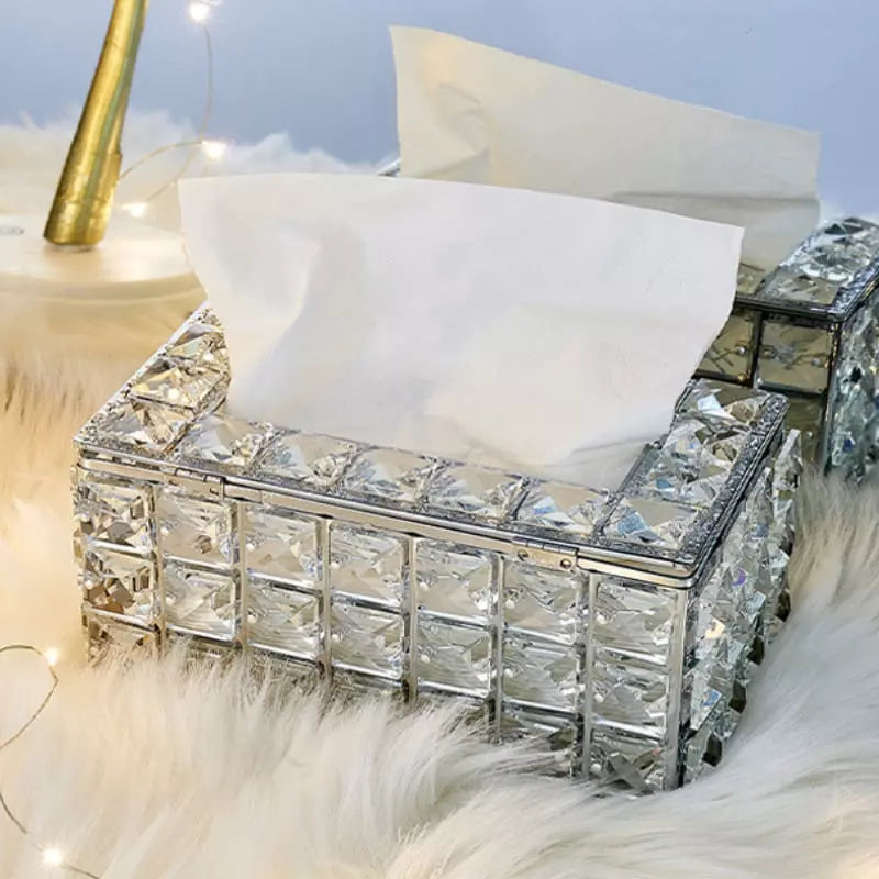 Caixa Luxuosa para Lenços Umedecidos e Lenços de Papel - Organizador Prático