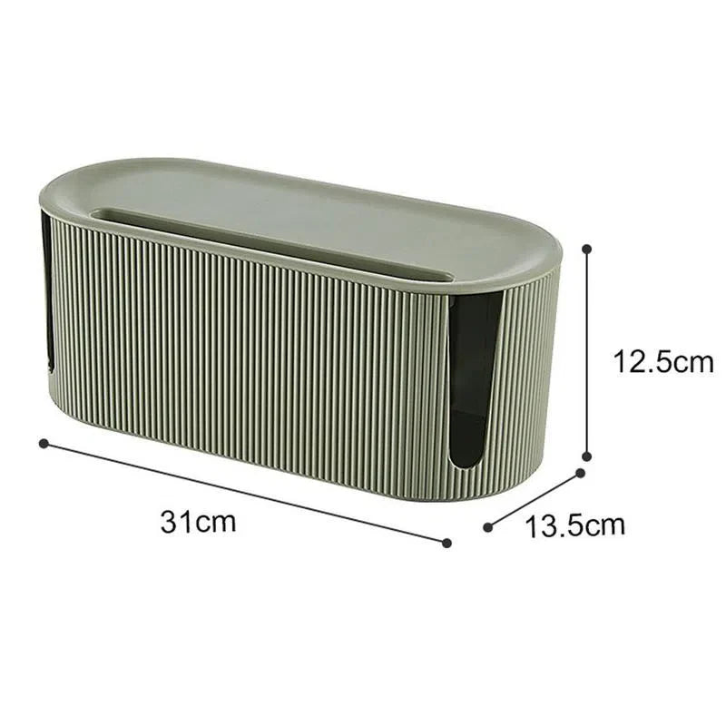 Caixa Organizadora de Cabos com Design Nórdico