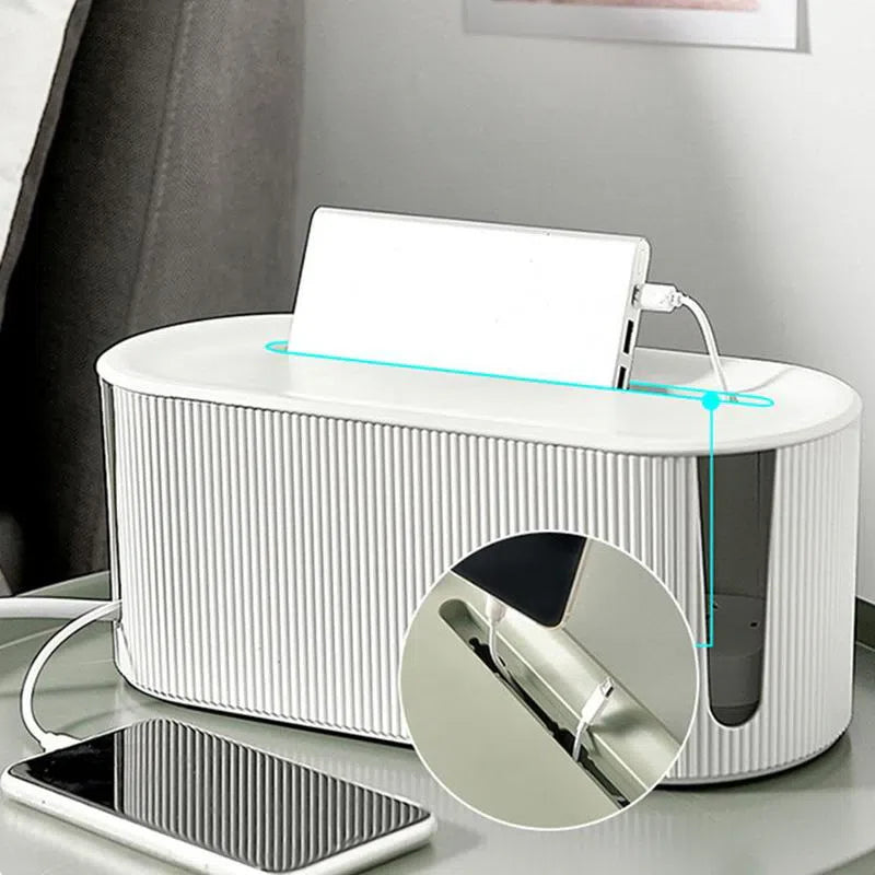 Caixa Organizadora de Cabos com Design Nórdico