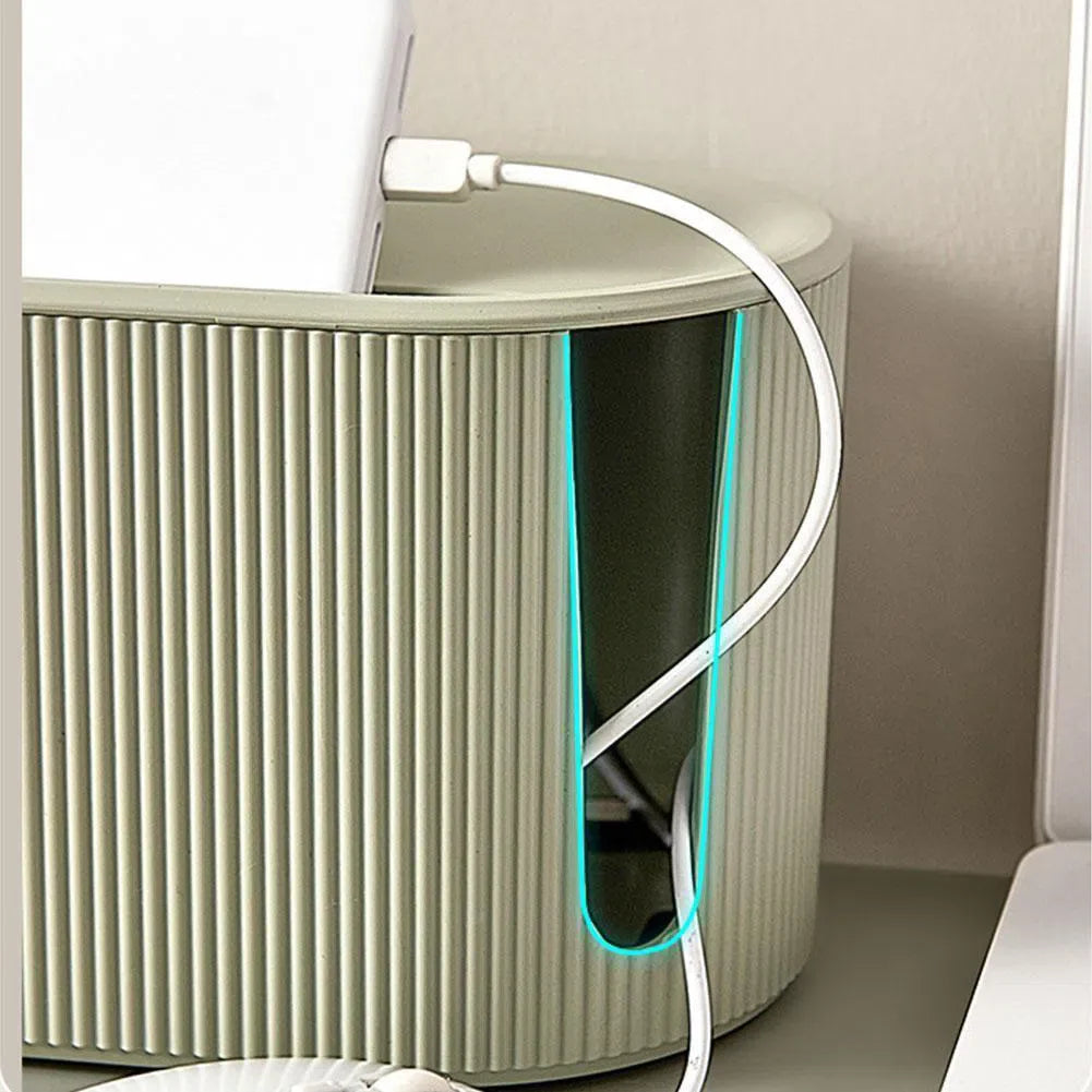 Caixa Organizadora de Cabos com Design Nórdico