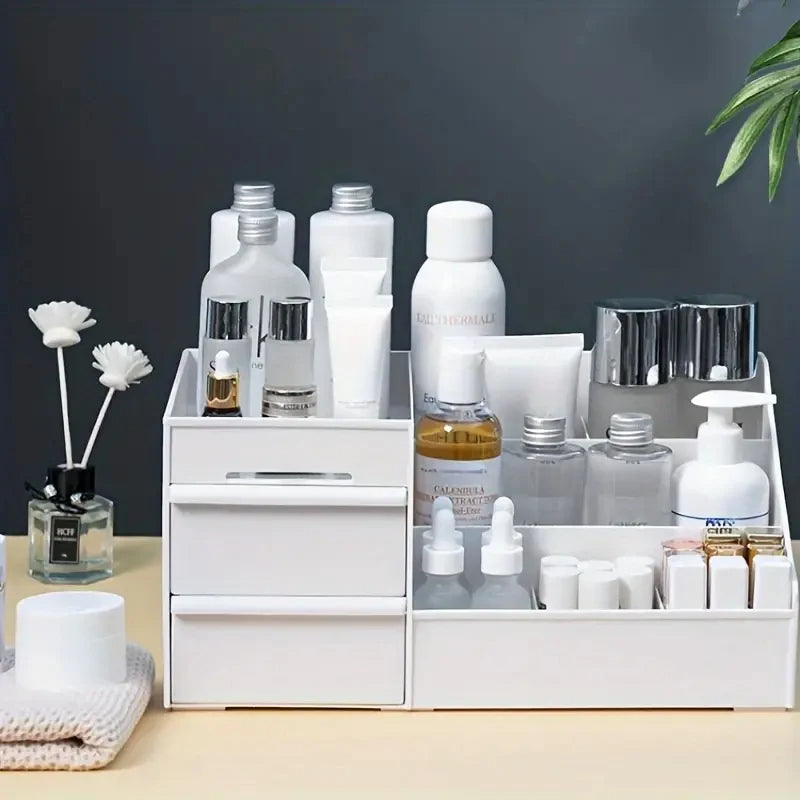 Caixa Organizadora de Maquiagem com Gavetas - Organizadores de Beleza