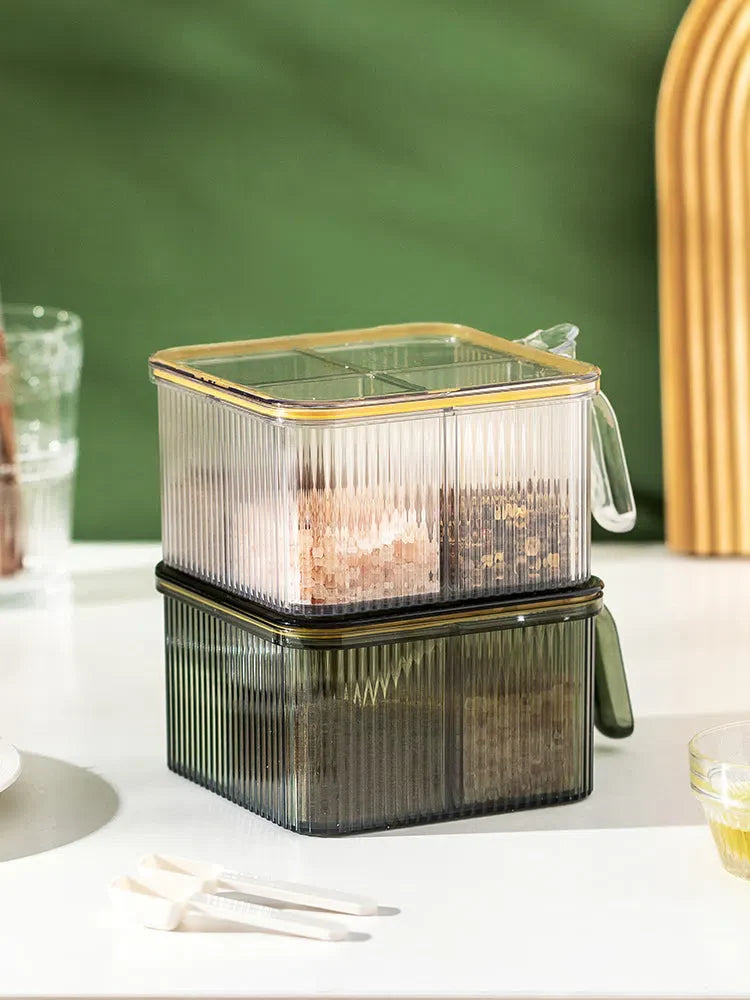 Caixa Organizadora de Temperos 4 em 1 - Prática e Compacta