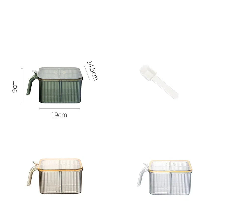 Caixa Organizadora de Temperos 4 em 1 - Prática e Compacta