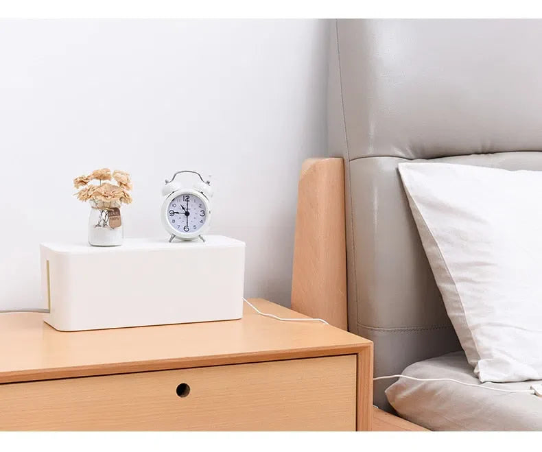 Caixa Organizadora para Fios e Plugues – Armazenamento Prático e Eficiente