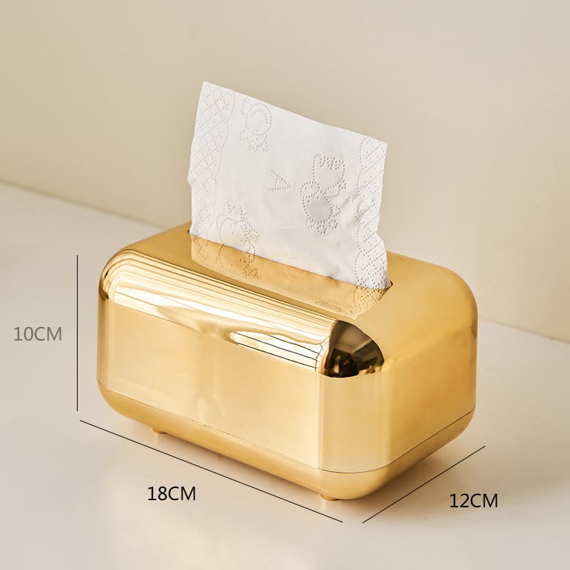 Caixa Organizadora para Lenços Umedecidos e Papel Cromado