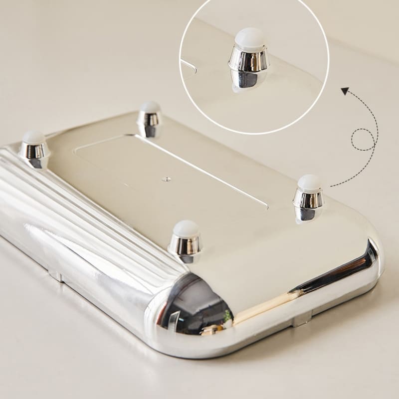 Caixa Organizadora para Lenços Umedecidos e Papel Cromado