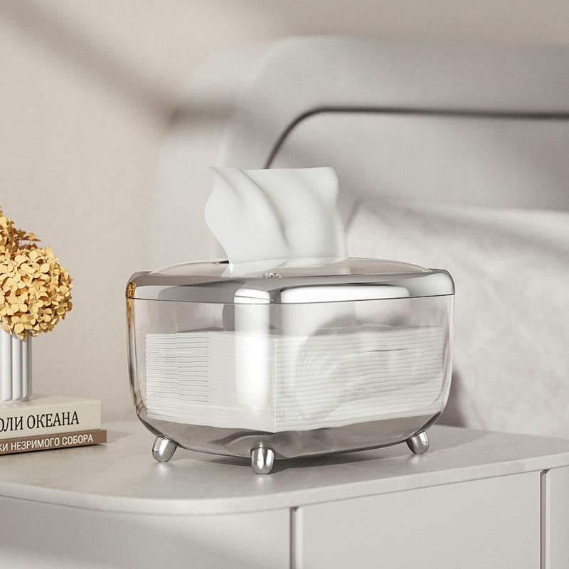 Caixa Organizadora para Lenços Umedecidos e Papel Toalha - Ideal para Casa e Viagem