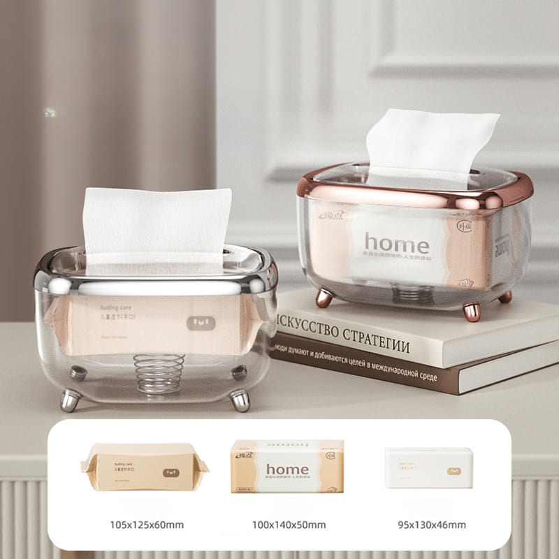 Caixa Organizadora para Lenços Umedecidos e Papel Toalha - Ideal para Casa e Viagem