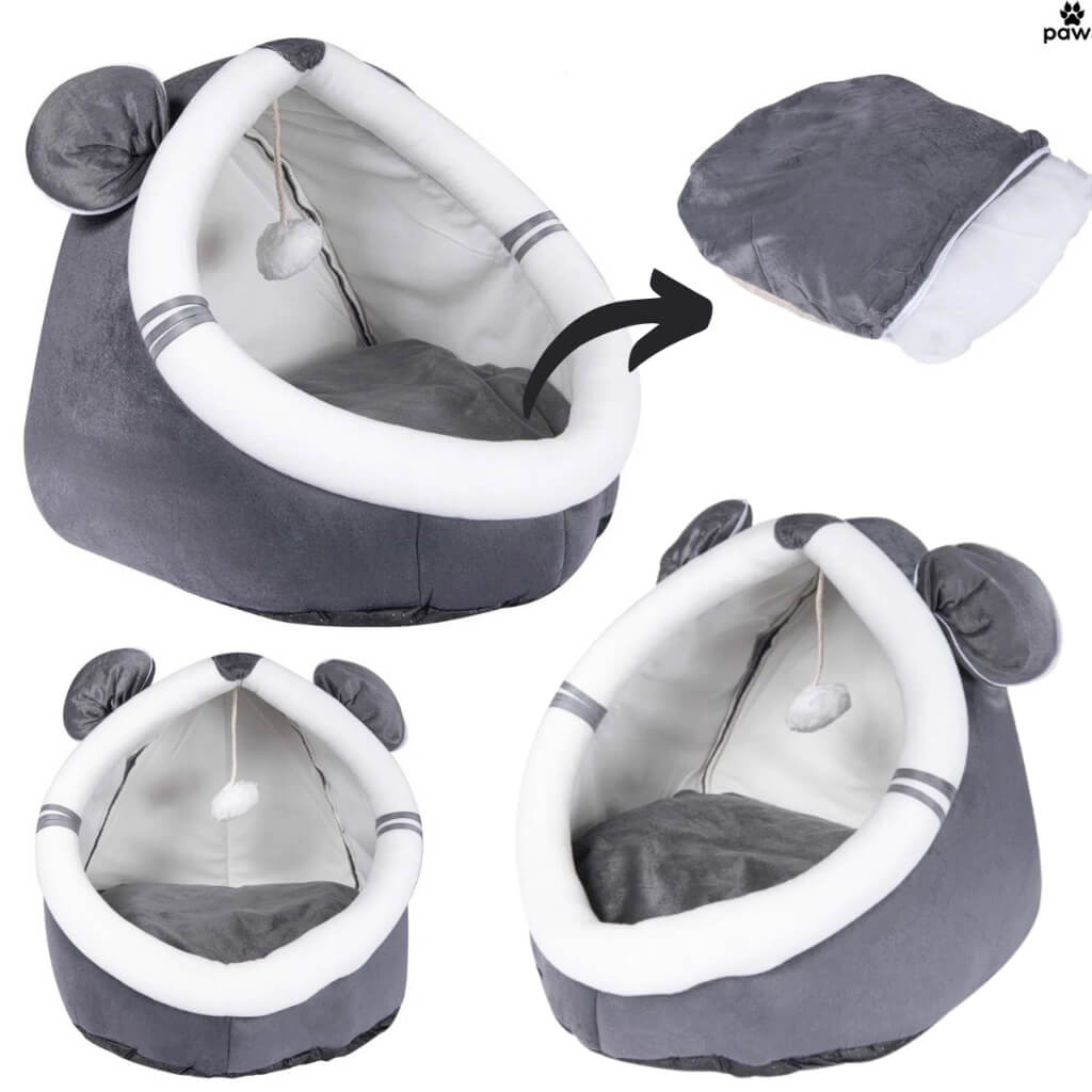 Cama Iglu Confortável para Cães e Gatos - Aconchego e Estilo para seu Pet