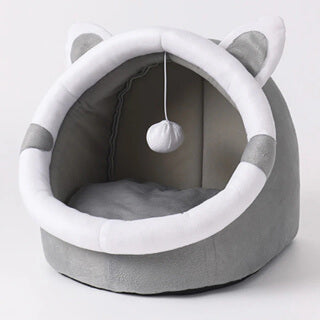 Cama Iglu Confortável para Cães e Gatos - Aconchego e Estilo para seu Pet