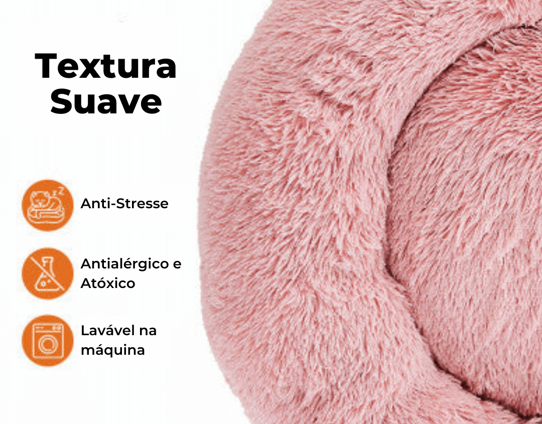 Cama de Luxo Nuvem para Cães e Gatos - Aconchego e Conforto