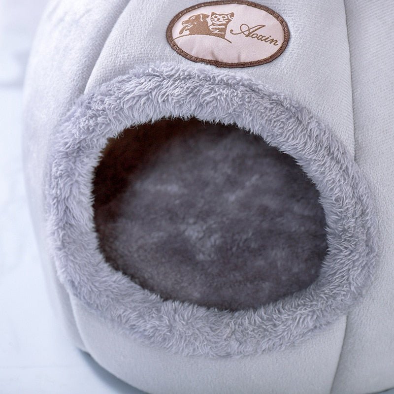 Cama para Gatos com Orelhinhas - Aconchegante e Estilosa