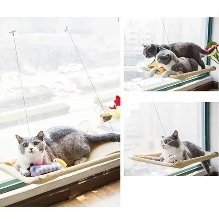 Cama para Gatos de Janela - Confortável e Segura