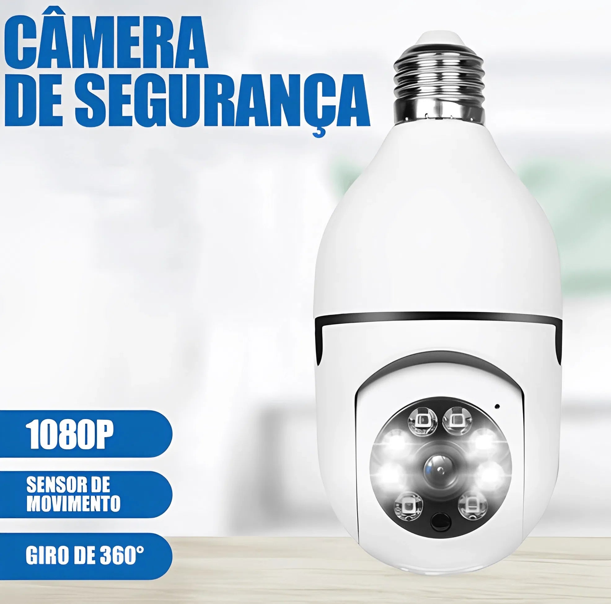 Câmera Wi-Fi Espiã 360º com Frete Grátis