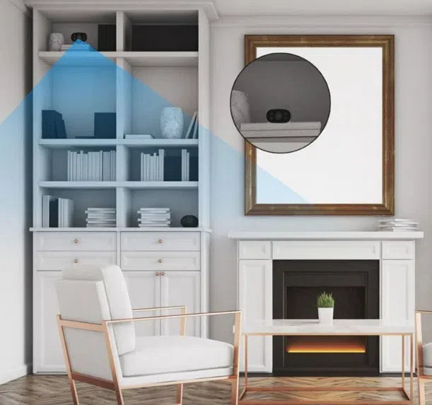 Câmera de Segurança 360° - Alta Resolução HD 4K para Monitoramento