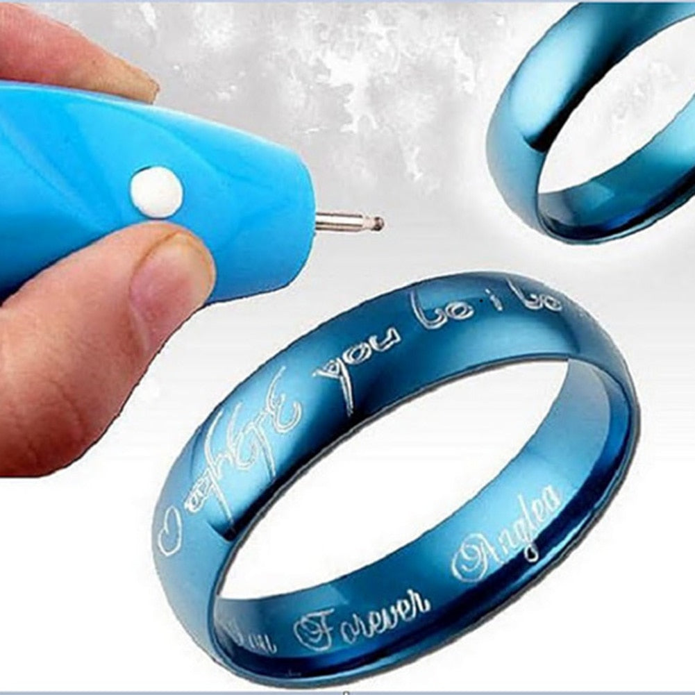 Caneta Mágica Elétrica para Gravação em Vidro, Metal, Plástico e Madeira - Ideal para Artesanato e Personalização