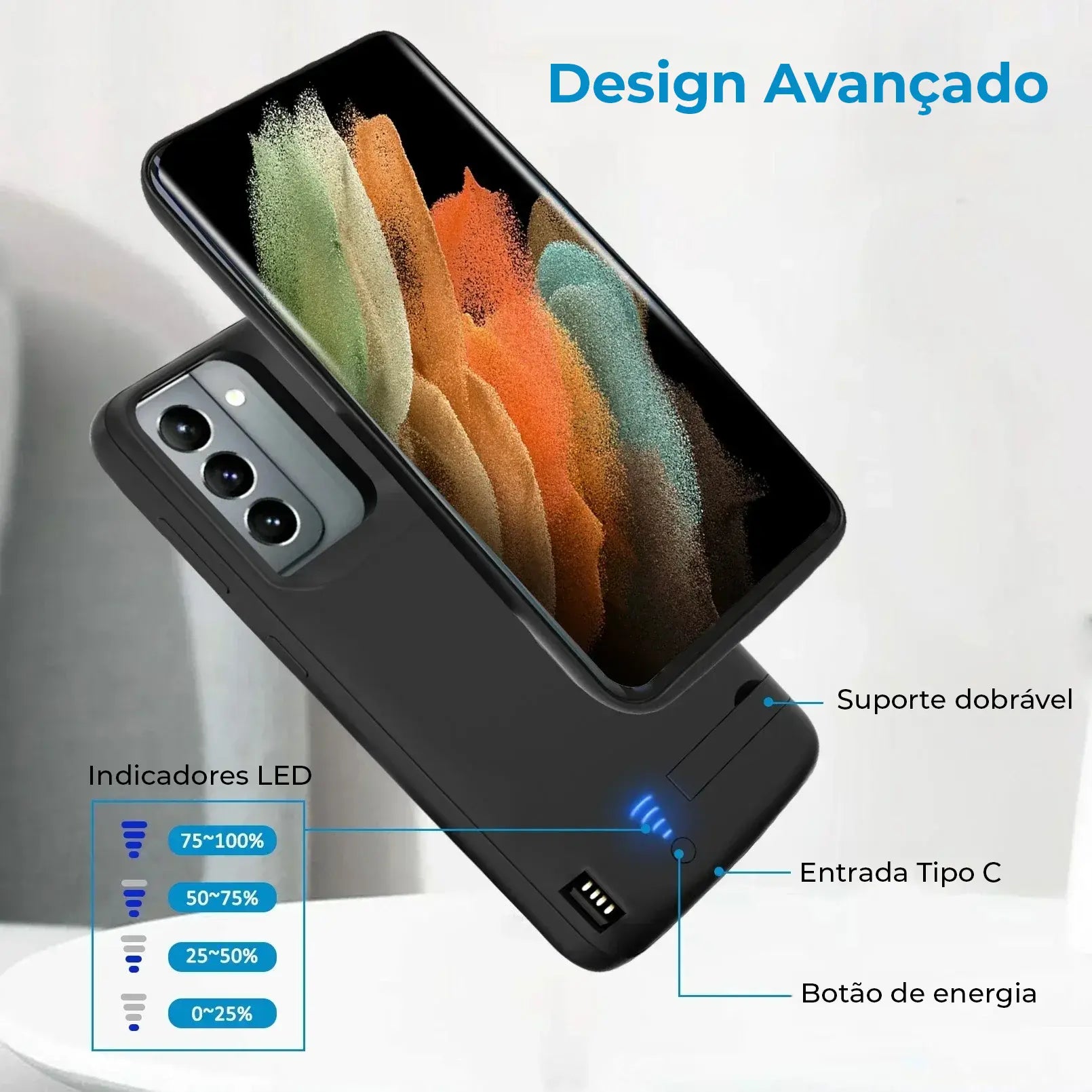 Capa Carregadora Samsung Pro Way - Bateria Externa Portátil