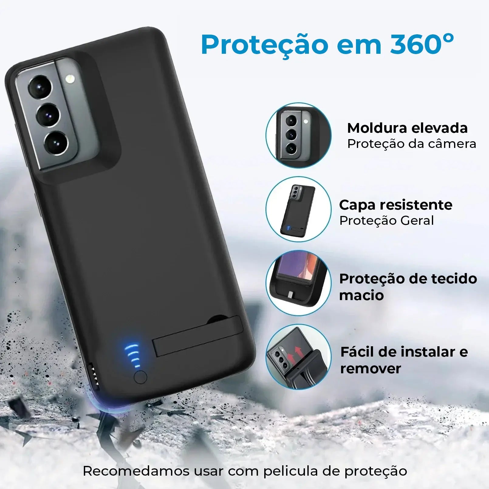 Capa Carregadora Samsung Pro Way - Bateria Externa Portátil