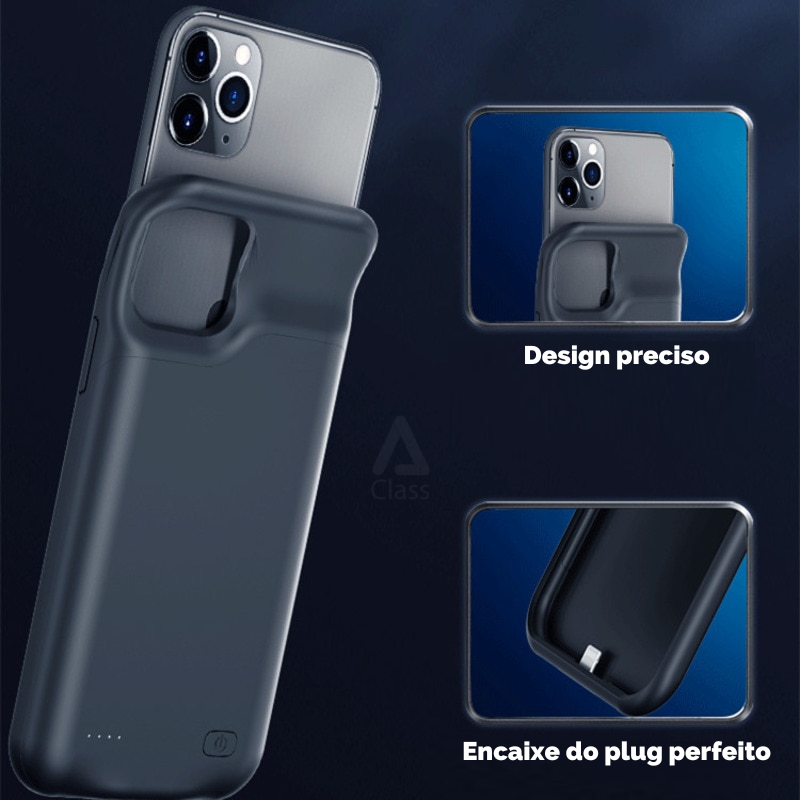 Capa Carregadora para iPhone - Bateria Externa Portátil