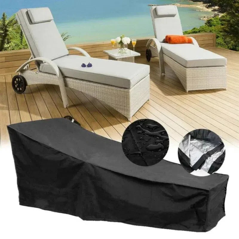 Capa Impermeável para Espreguiçadeira de Jardim - Proteção Contra Chuva e Sol