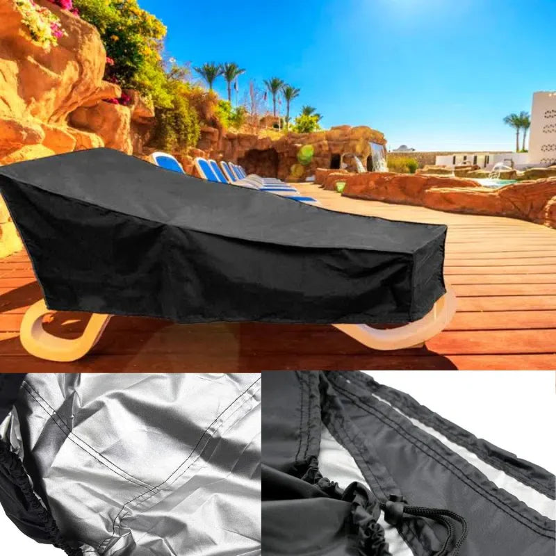 Capa Impermeável para Espreguiçadeira de Jardim - Proteção Contra Chuva e Sol
