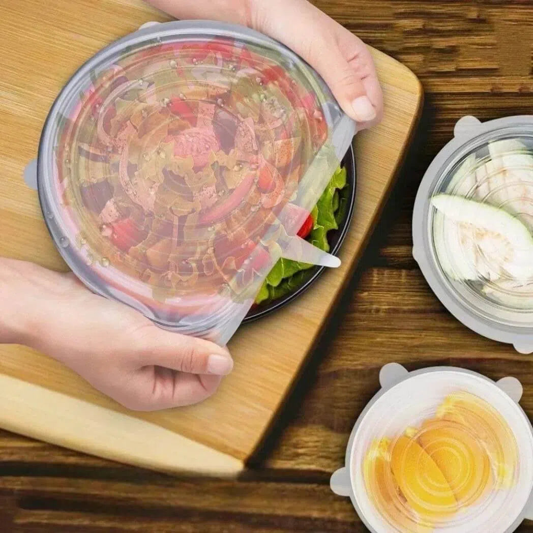 Capa Protetora de Silicone para Armazenamento de Alimentos