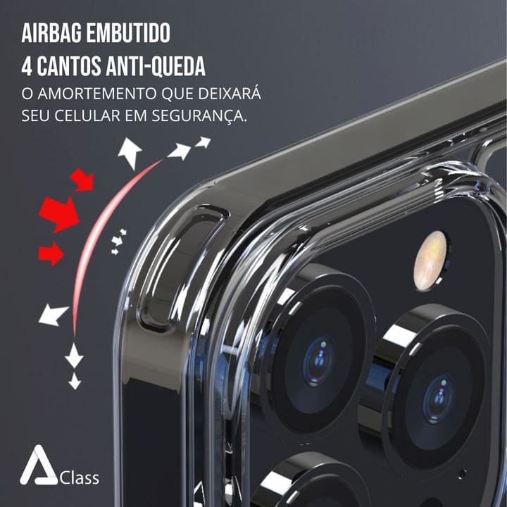 Capa Transparente de Vidro Temperado para iPhone - HD Glass