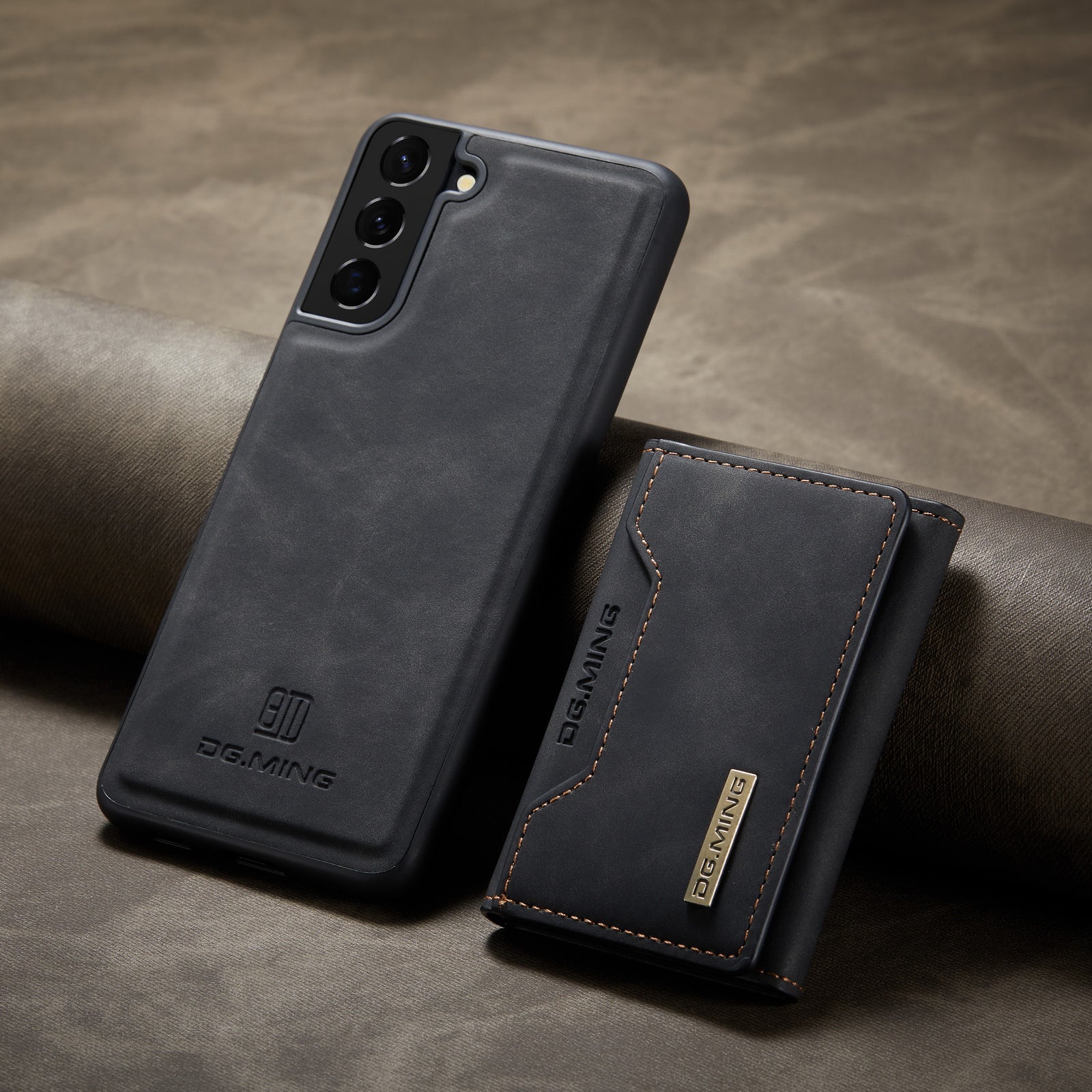 Capa Ultra Fina para Samsung em Couro com Carteira Magnética 2 em 1