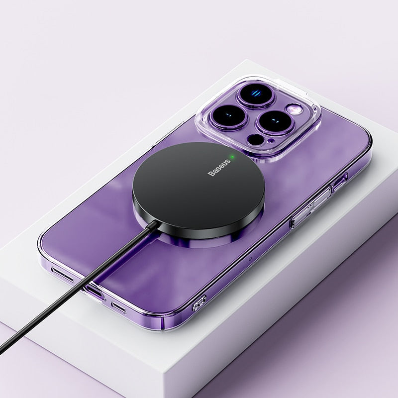 Carregador Magnético Sem Fio Baseus 15W para Smartphones e Acessórios