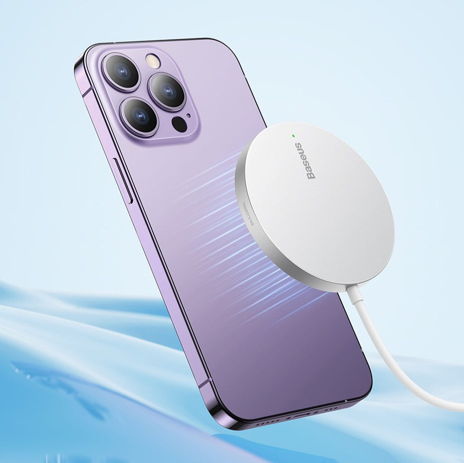 Carregador Magnético Sem Fio Baseus 15W para Smartphones e Acessórios