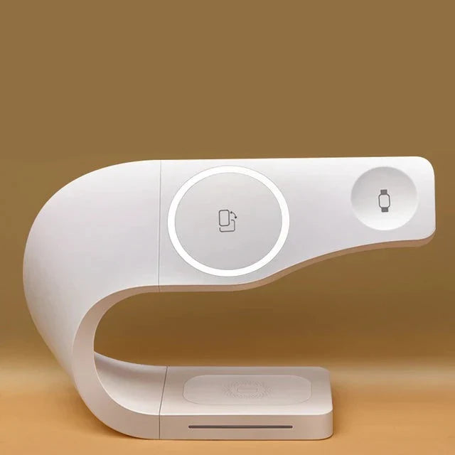 Carregador Magnético Wireless 4 em 1 para Dispositivos Apple