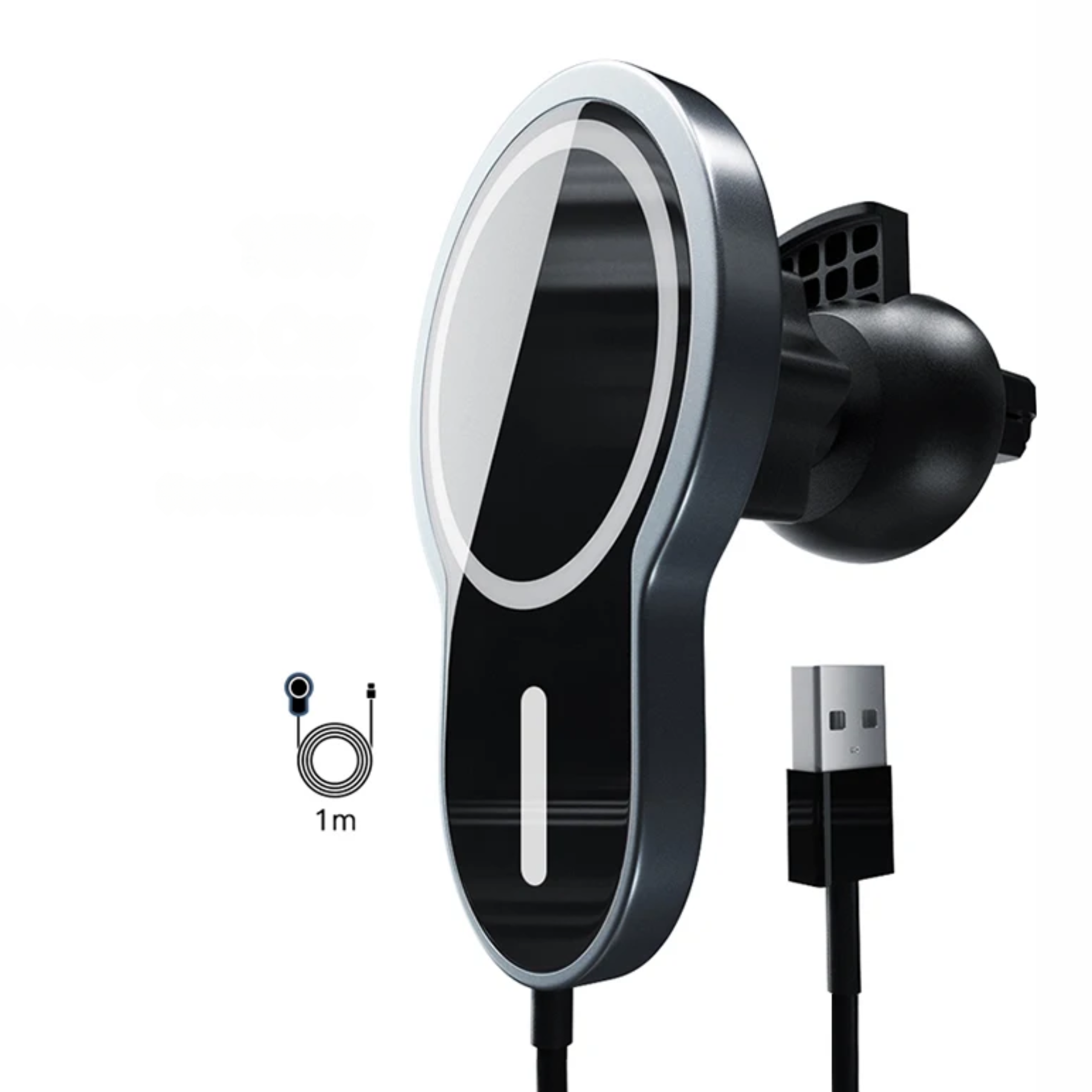 Carregador Magnético para Veículos 15W - Rápido e Eficiente