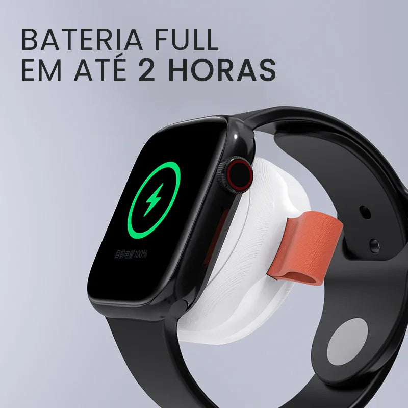 Carregador Portátil Compatível com Apple Watch PZOZ-Mini