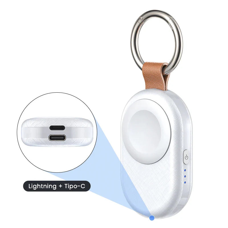 Carregador Portátil Compatível com Apple Watch PZOZ-Mini