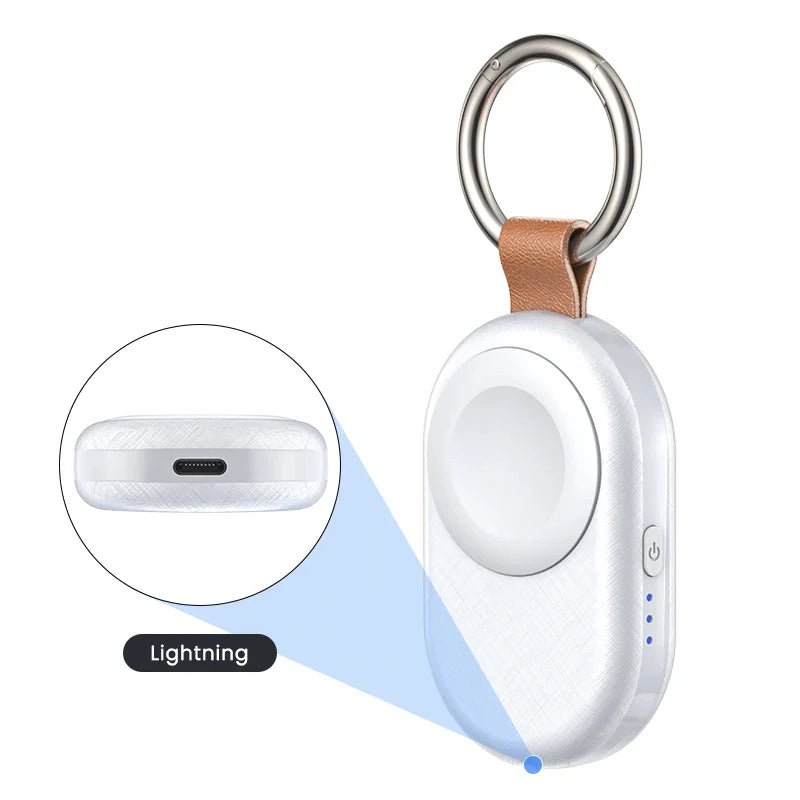 Carregador Portátil Compatível com Apple Watch PZOZ-Mini