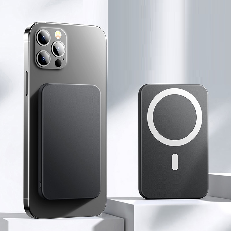 Carregador Portátil MagSafe Original - Power Bank 5000mAh com Conexão Magnética