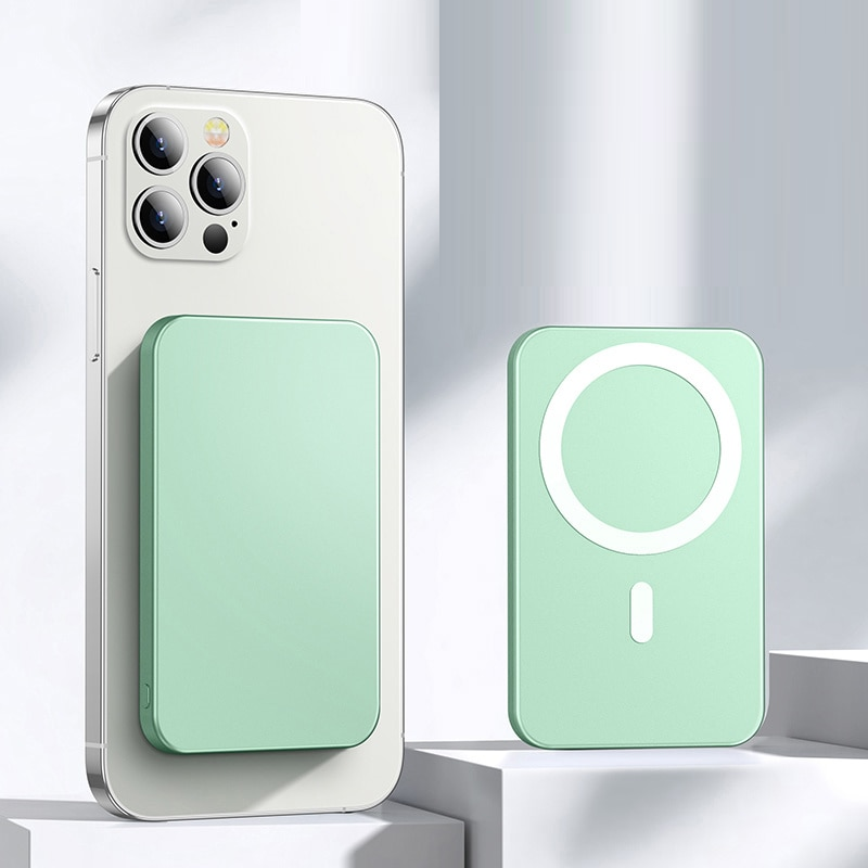 Carregador Portátil MagSafe Original - Power Bank 5000mAh com Conexão Magnética