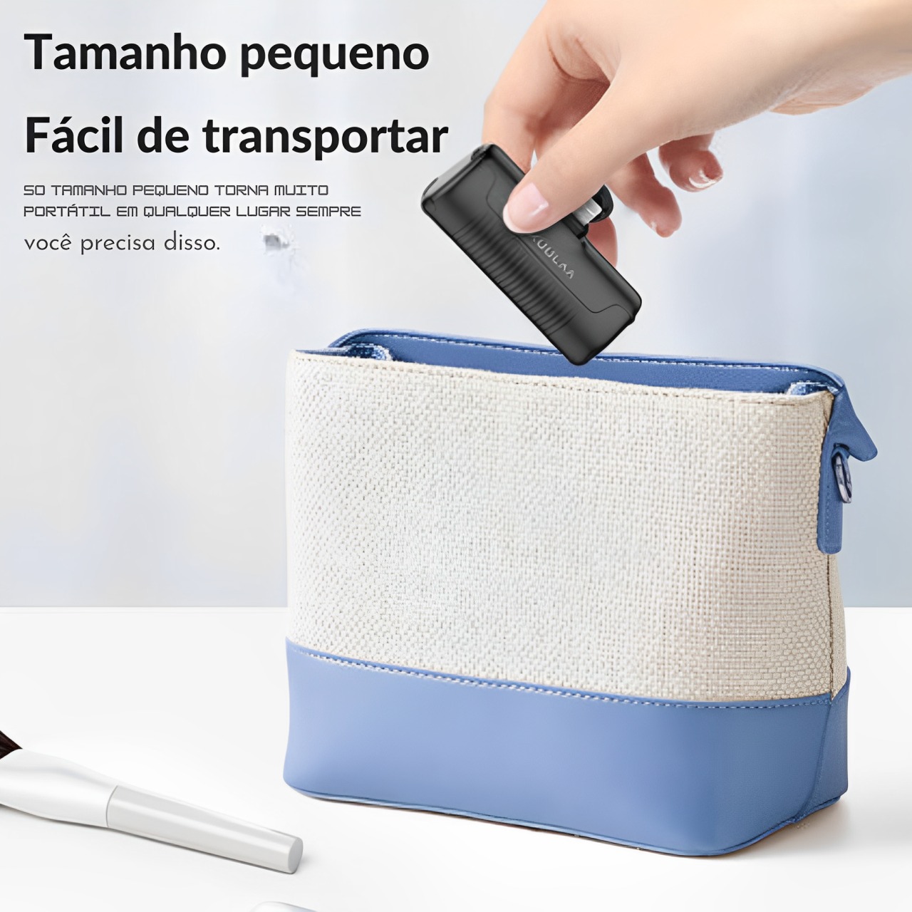 Carregador Portátil Mini Power Bank 4500mAh - Bateria Externa Compacta