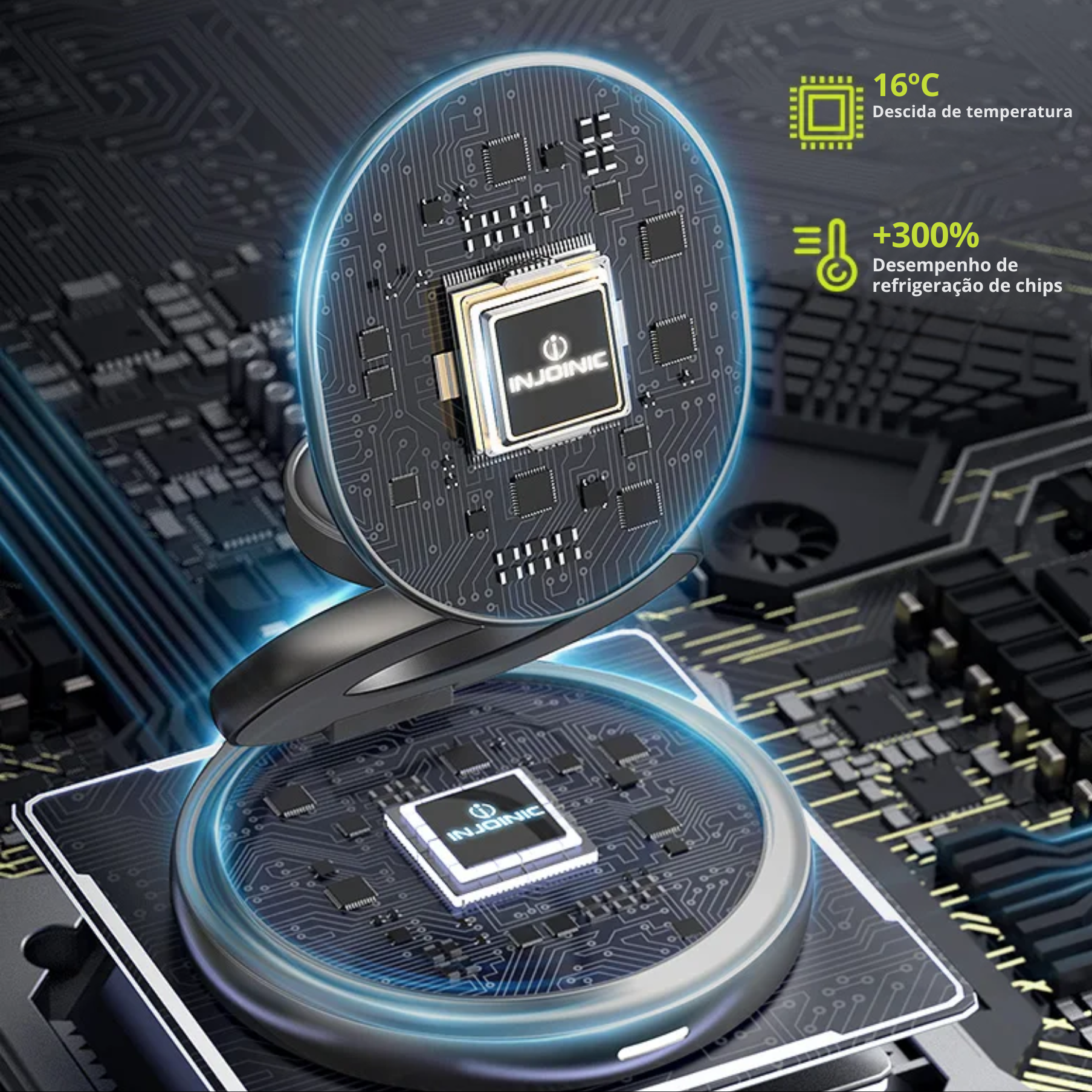 Carregador Sem Fio 3 em 1 para iPhone, Apple Watch e AirPods