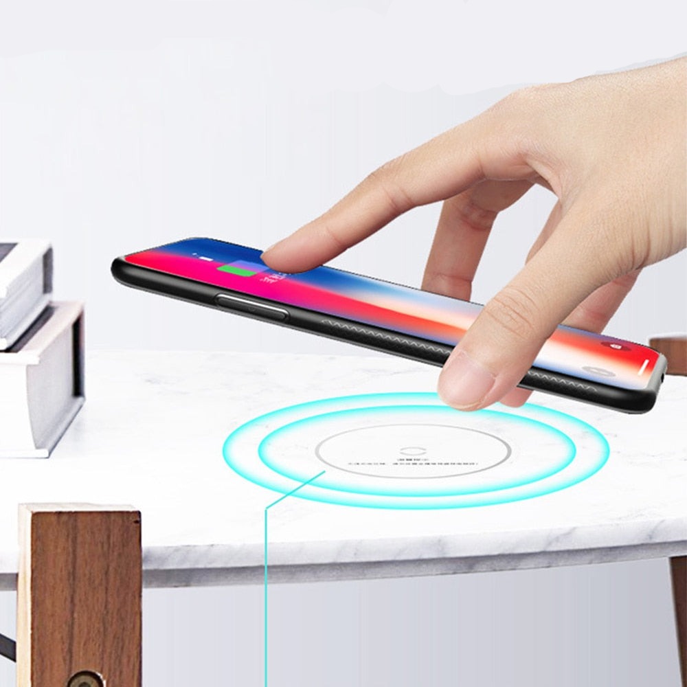 Carregador Sem Fio Invisível para Mesa - Base de Carregamento Rápido e Eficiente