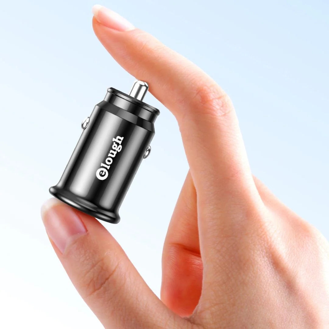 Carregador Veicular Rápido com 2 Portas USB - Carregamento Eficiente para Veículos