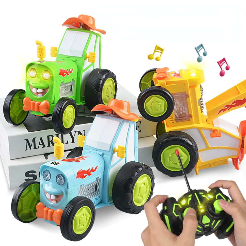 Carro de Brinquedo Animado com Controle Remoto - Veículo TurboMotion para Crianças