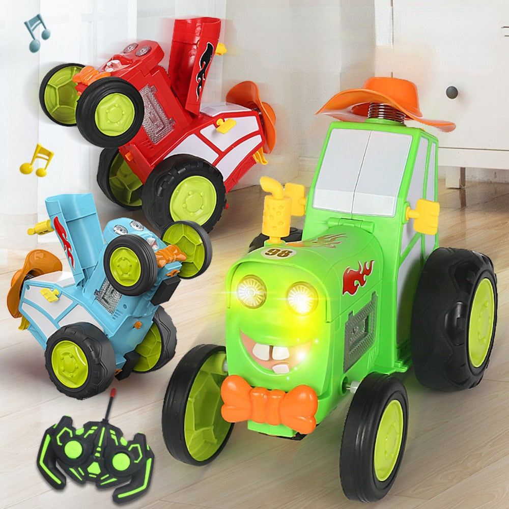 Carro de Brinquedo Animado com Controle Remoto - Veículo TurboMotion para Crianças