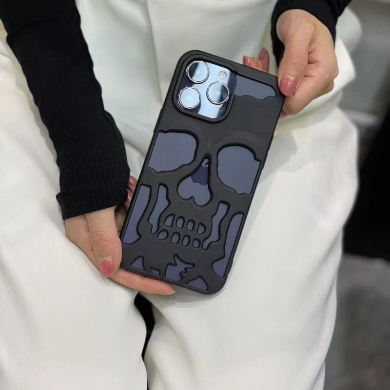 Case para iPhone Caveira 3D - Capa Protetora em Estilo Único
